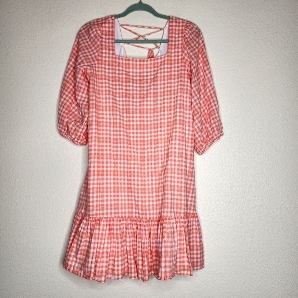 Blecker 126 Pink Gingham Barbie Mini Dress